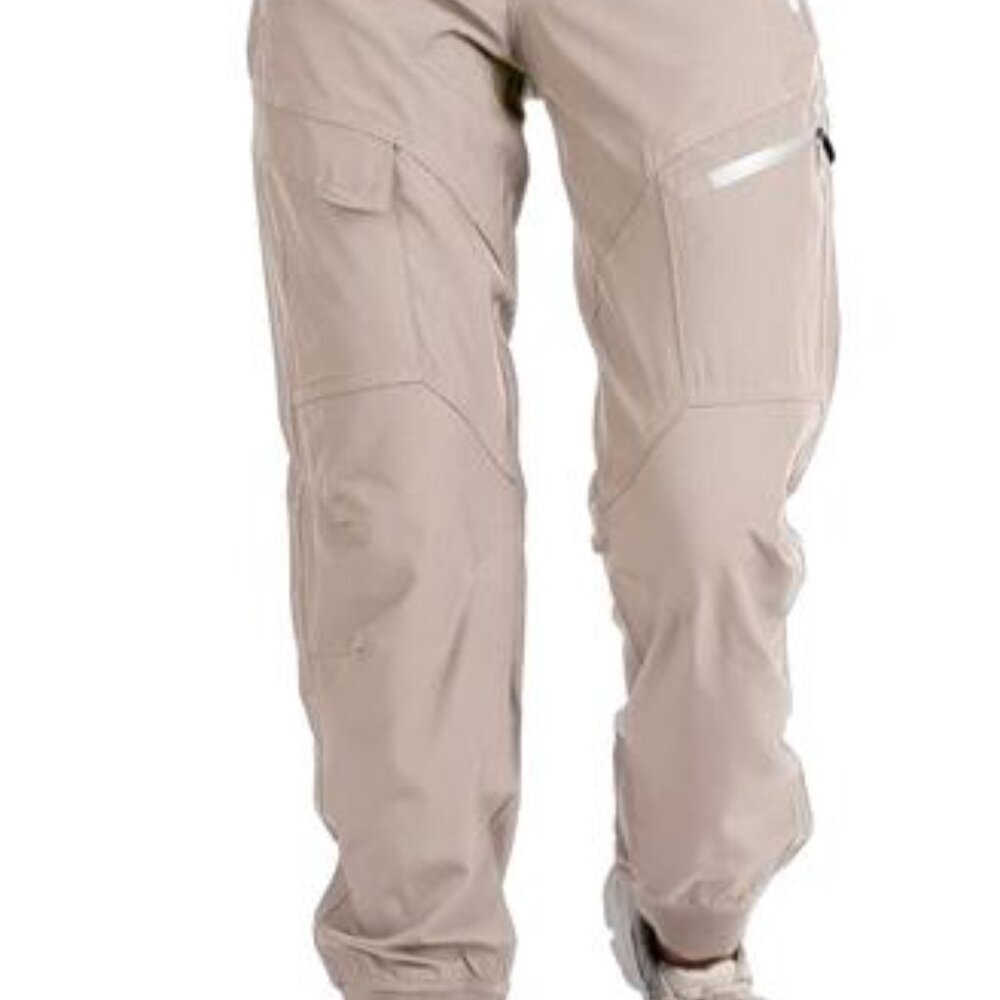 Women's Nude Athletic Hiking Cargo Joggers Outdoor Workout‎ Lightweight  Pants